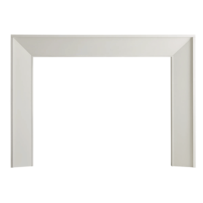 Fireside Finishings Zimmer C 70" Flush Wood Mantel against a plain white background.