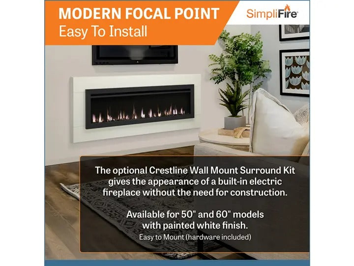 SimpliFire Allusion Slim 72-Inch Electric Fireplace | SF-ALLS72