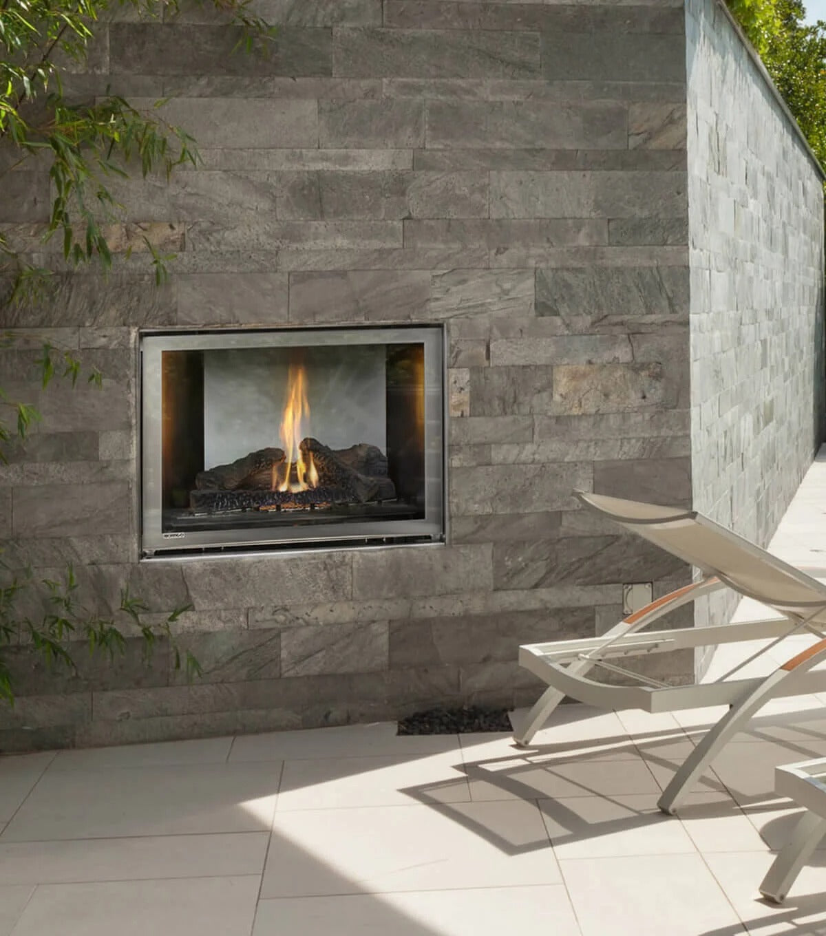 Montigo Divine 34" Traditional Ventless Outdoor Gas Fireplace — The ...