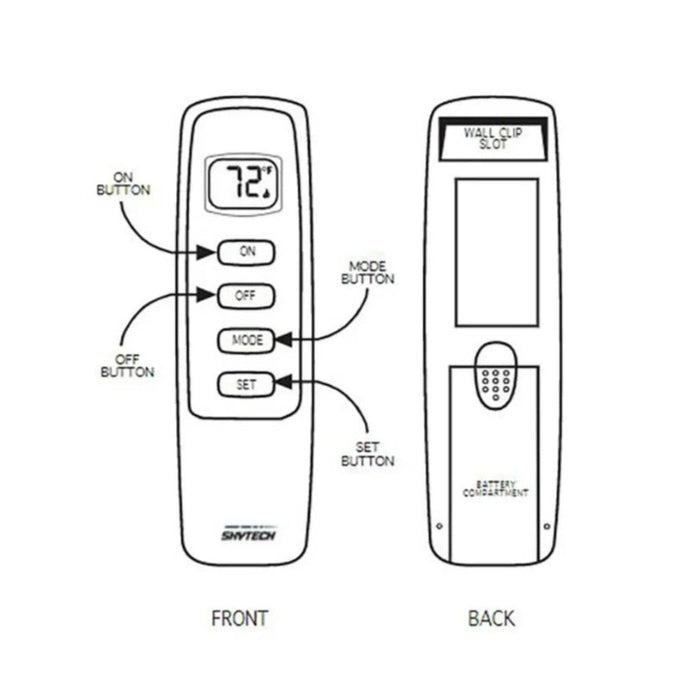 Remote [on/off + thermostatic control]