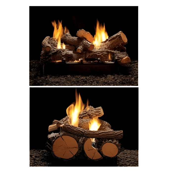 Empire Log Set, Multi-sided, 24-in., Refractory