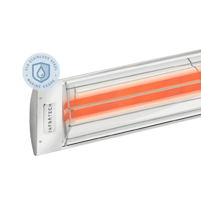 Details shot of Infratech CD-series 3000 watt 33" marine grade electric patio heater