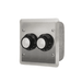 Dual configuration Infratech INF input regulator assembly 120V flush mount with ss wall plate and gang box 

