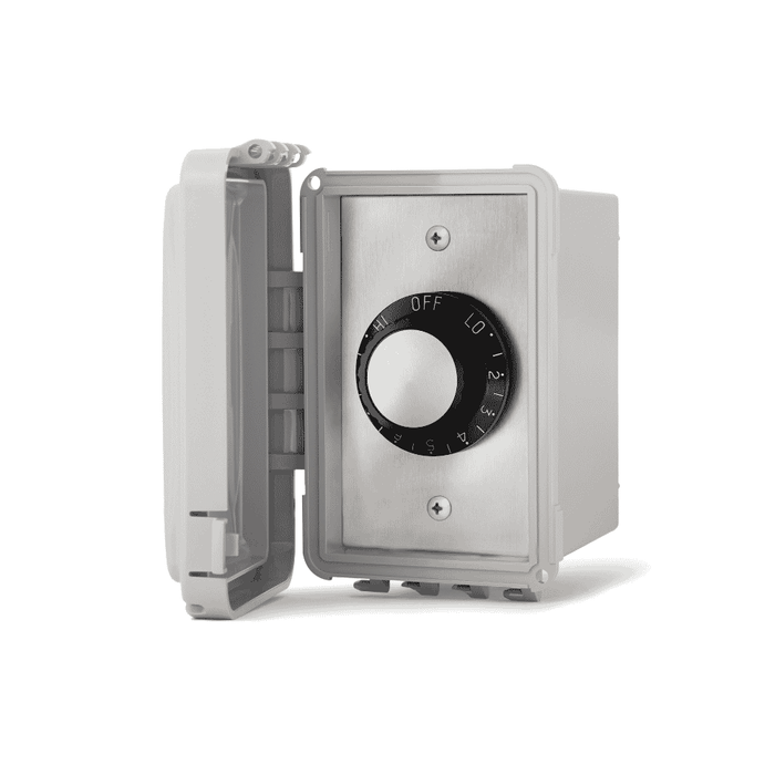 Single configuration Infratech INF input regulator assembly 120V surface mount with weatherproof box and cover
