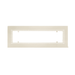 Beige textured finish Infratech W33 Flush Mount Frame (33" Heaters)