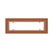 Copper finish Infratech W33 Flush Mount Frame (33" Heaters)