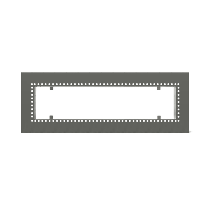 Grey finish Infratech W33 Flush Mount Frame (33" Heaters)