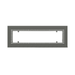Grey finish Infratech W33 Flush Mount Frame (33" Heaters)