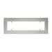 Stainless steel finish Infratech W39 Flush Mount Frame (39" Heaters)