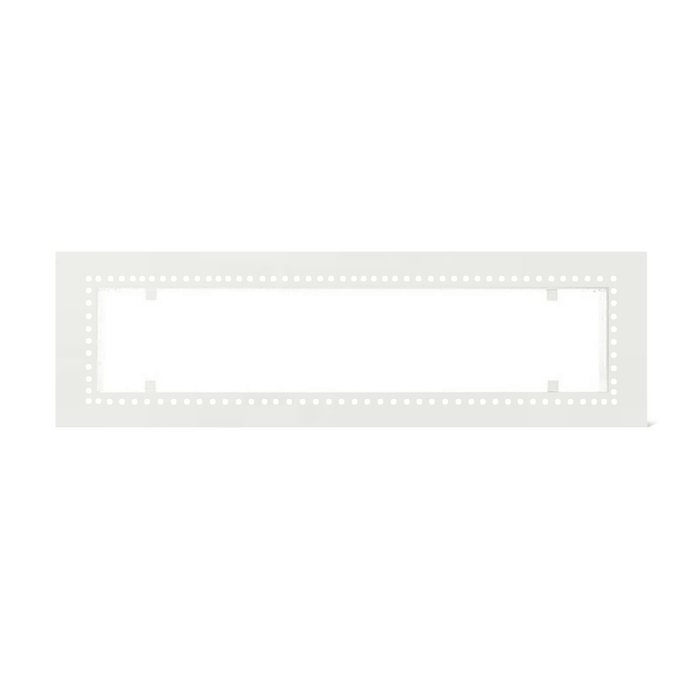 White finish Infratech W48 Flush Mount Frame (48" Heaters) 