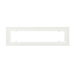 White finish Infratech W48 Flush Mount Frame (48" Heaters) 
