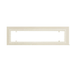 Almond finish Infratech W48 Flush Mount Frame (48" Heaters)