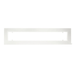 White finish Infratech W61 Flush Mount Frame (61-1/4" Heaters)