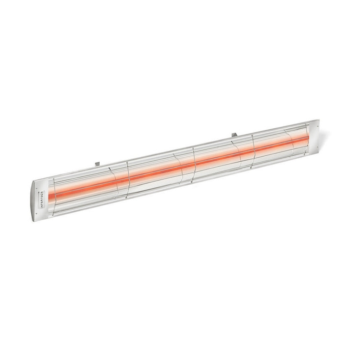 Infratech C-series electric patio heater in stainless steel finish
