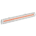 Infratech C Series Electric Patio Heater Motif Mediterranean Fascia - Stainless Side View