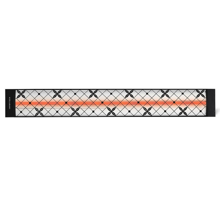 Infratech C Series Electric Patio Heater Motif Traditional Fascia - Black Front