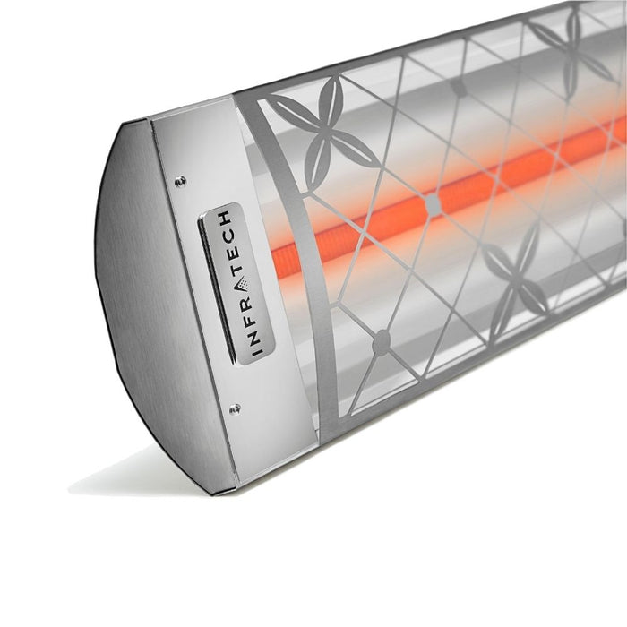 Infratech C Series Electric Patio Heater Motif Fascia - Stainless Detailed Scaled