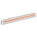 Infratech C Series Electric Patio Heater Motif Contemporary Fascia - Stainless Steel Side View
