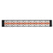 Infratech C Series Electric Patio Heater Motif Craftsmen Fascia - Black Front