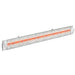 Infratech C Series Electric Patio Heater Motif Craftsmen Fascia - Stainless Steel Side View