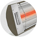 Infratech C Series Watt Electric Patio Heater Bronze