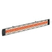 Infratech CD Series 5200 Watt 48" Decorative Motif Mediterranean Fascia Black Electric Patio Heater Side