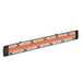 Infratech CD Series 5200 Watt 48" Decorative Motif Traditional Fascia Black Electric Patio Heater Side