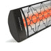 Infratech CD Series 4000 Watt 39" Marine Grade Decorative Motif Mediterranean Fascia Black Electric Patio Heater Detailed Scaled