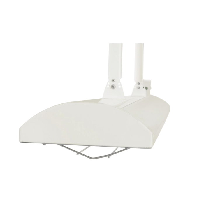 Infratech drop mount heater assembly in white finish