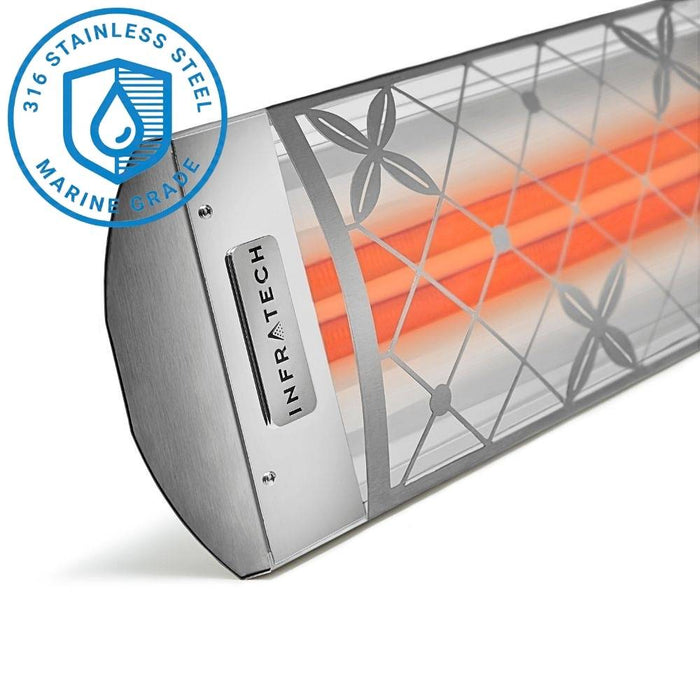 Infratech Dual Element Decorative Motif Collection Traditional Fascia Electric Patio Heater