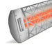 Infratech Dual Element Decorative Motif Contemporary Fascia Stainless Electric Patio Heater Scaled