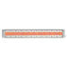 Infratech Dual Element Decorative Motif Contemporary Fascia Stainless Electric Patio Heater