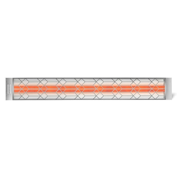 Infratech Dual Element Decorative Motif Craftsmen Fascia Stainless Electric Patio Heater