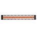 Infratech Dual Element Decorative Motif Mediterranean Fascia Black Electric Patio Heater
