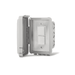 Single configuration Infratech duplex/stack switch assembly flush mount with weatherproof cover