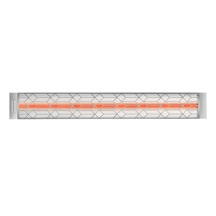 Infratech motif upgrade kit in craftsman style, stainless steel finish and single element end cover (C-Series)