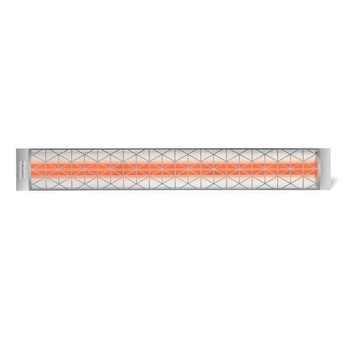 Infratech motif upgrade kit in contemporary style, stainless steel finish and dual element end cover (CD-Series)
