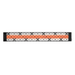 Infratech motif upgrade kit in traditional style, black finish and dual element end cover (CD-Series)