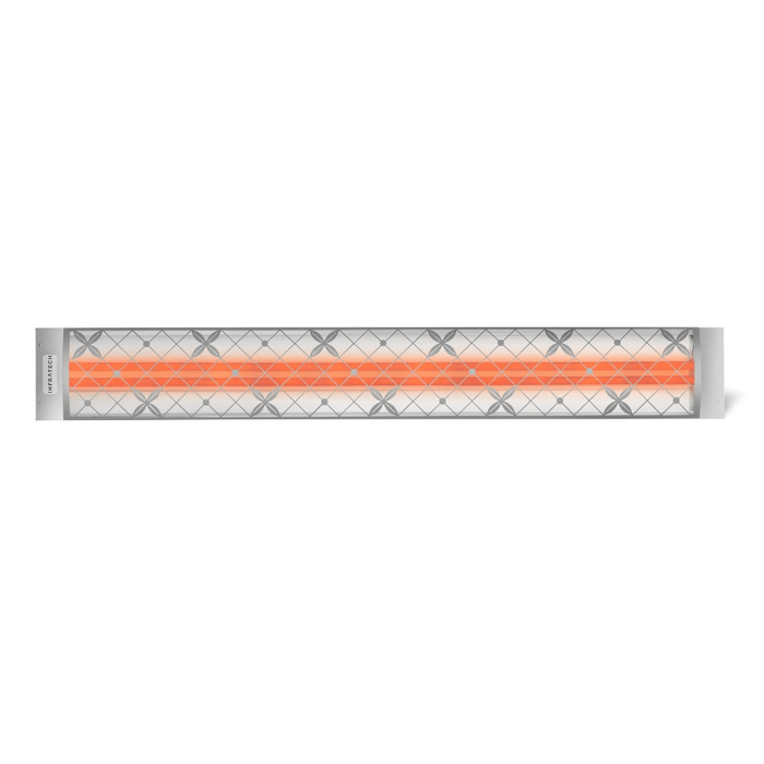 Infratech motif upgrade kit in traditional style, stainless steel finish and dual element end cover (CD-Series)