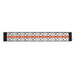 Infratech motif upgrade kit in craftsman style, black finish and single element end cover (C-Series)