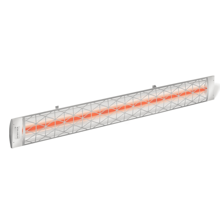 Infratech motif upgrade kit in contemporary style, stainless steel finish and single element end cover (C-Series)