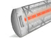 Infratech motif upgrade kit in traditional style, stainless steel finish and single element end cover (C-Series) details

