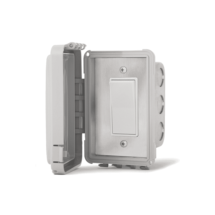 Single configuration Infratech simple on/off switch assembly flush mount with  weatherproof cover