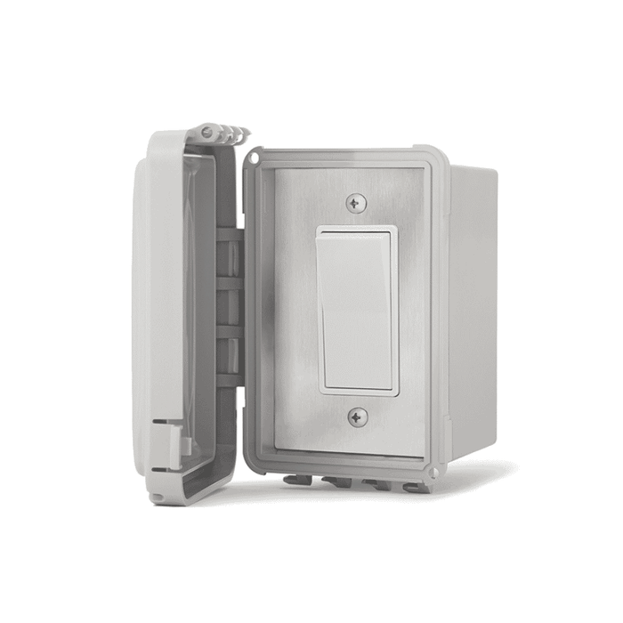 Single configuration Infratech simple on/off switch assembly surface mount with weatherproof box and cover