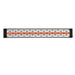 Infratech Single Element Decorative Motif Contemporary Fascia Black Electric Patio Heater