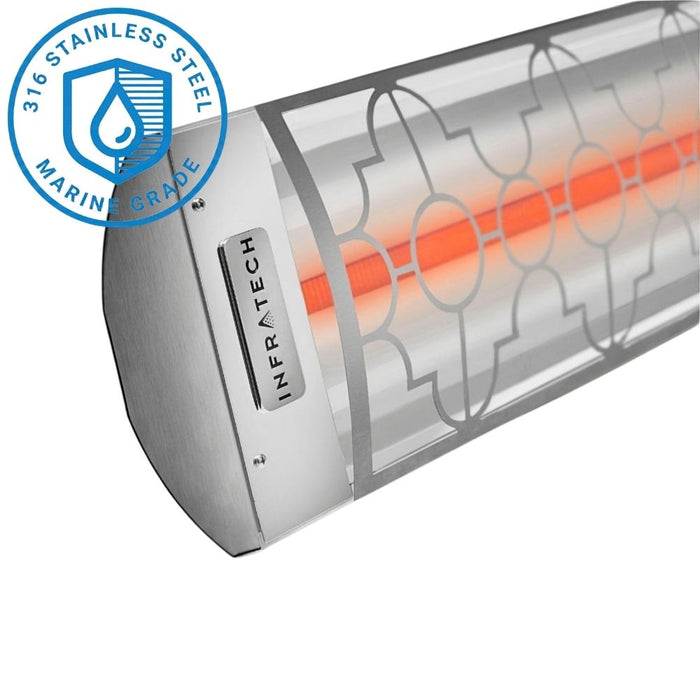 Infratech Single Element Decorative Motif Collection Mediterranean Fascia Electric Patio Heater