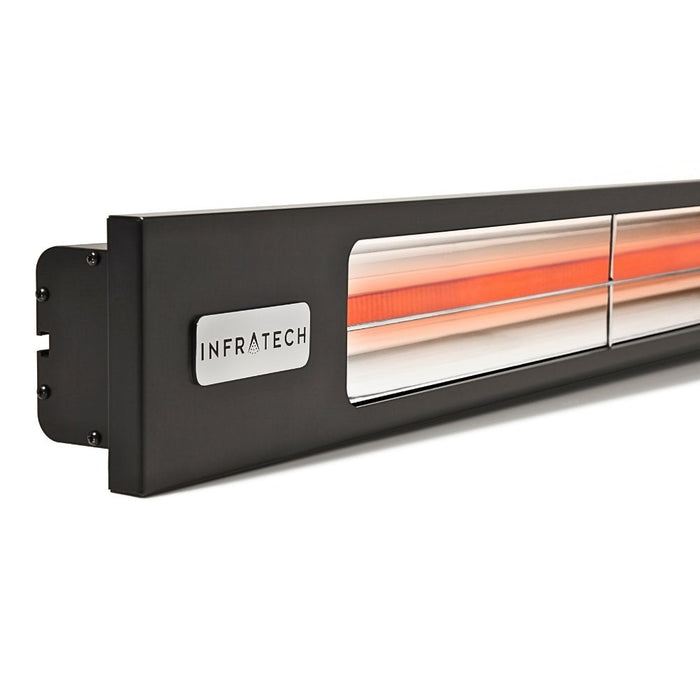 Infratech SL Series 1600 Watt 29.5" Electric Patio Heater Black Slimline Shadow