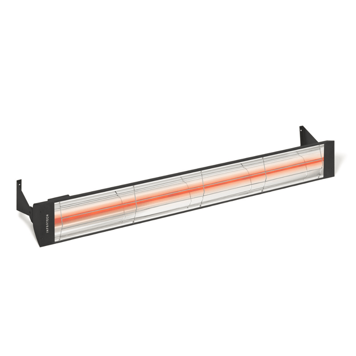 Infratech W-series 3000 watt 61 1/4" electric patio heater in black-textured  finish