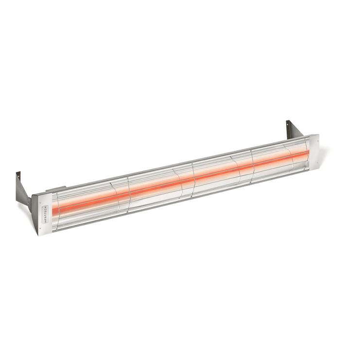 Infratech W-series 4000 watt 61 1/4" electric patio heater in grey finish