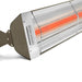 Detail shot of Infratech W-series electric patio heater in bronze finish
